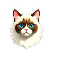 Smart Fit Ragdoll Head